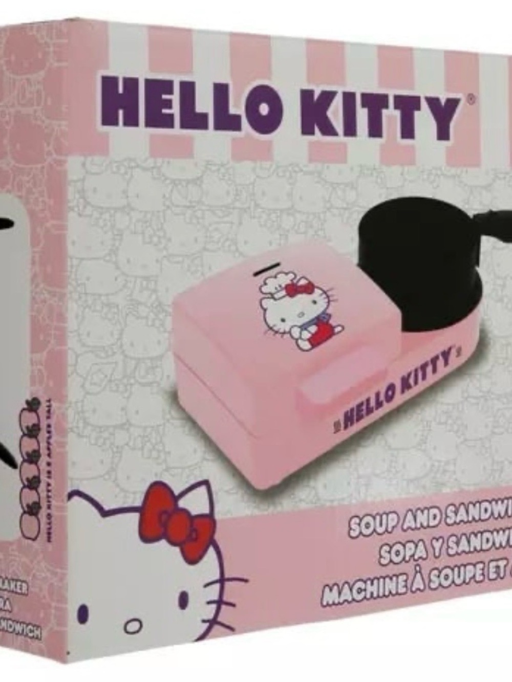 Hello Kitty Pink Mini Sandwich & Griddle Cooker